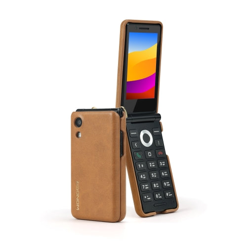 Wonder Phone women's leather set in Desert Brown