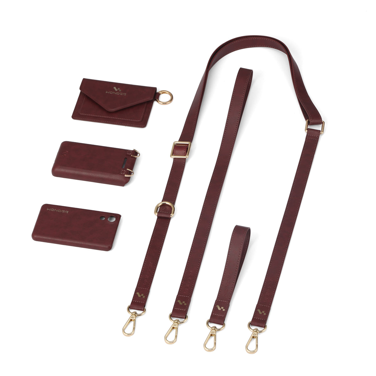 Wonder Phone women's leather set, colors