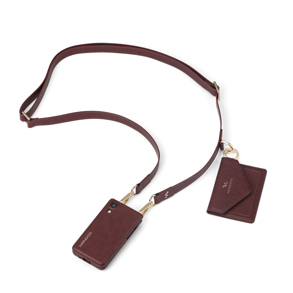 Wonder Phone women's leather case, detail