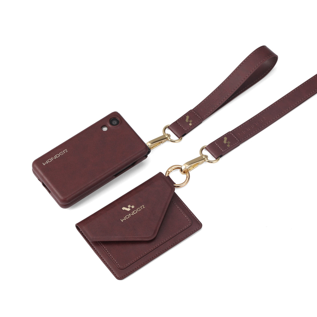 Wonder Phone women's leather set with wallet