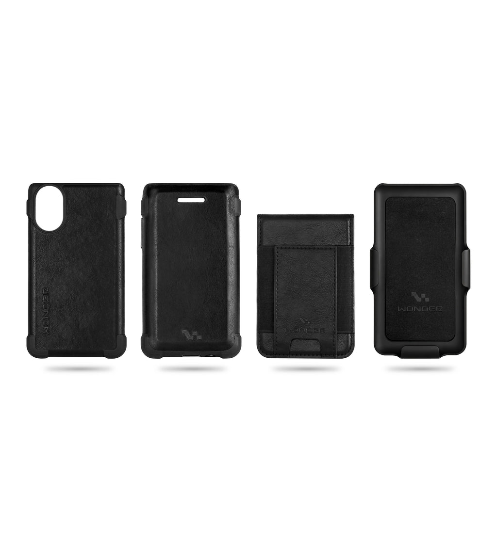 Wonder Phone men's leather set with card holder
